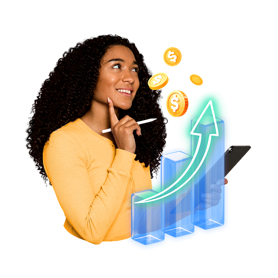 Ilustração de vendas